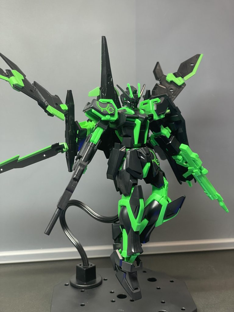ENTRY GRADE 1/144 ストライクガンダム [リサーキュレーションカラー/ネオングリーン]+α–4枚目/制作者：tarochiiiiinu