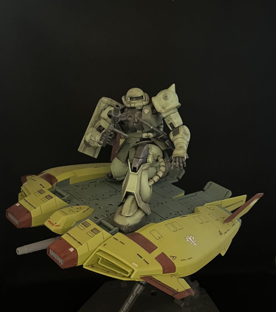 HGUCベースジャバー（ジオン残党カラーVer）–5枚目/制作者：マサキ軍曹