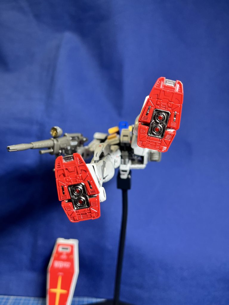 足裏のバーニアも色分け。