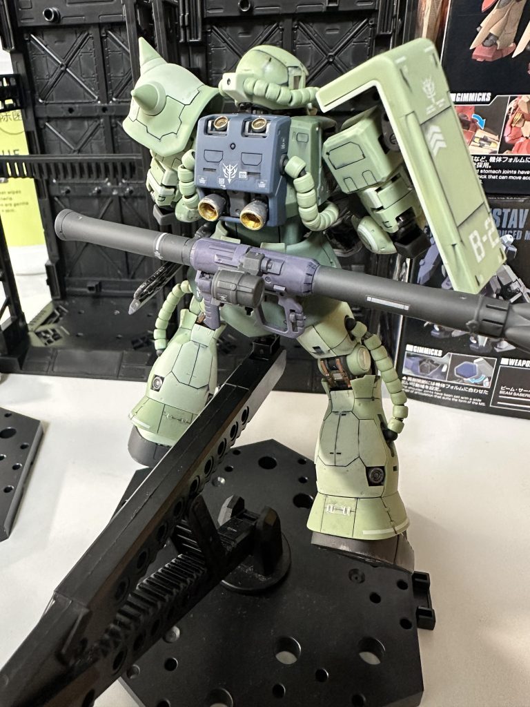 遂に完成『RG MS-06F ザクⅡ』–4枚目/制作者:MONENA