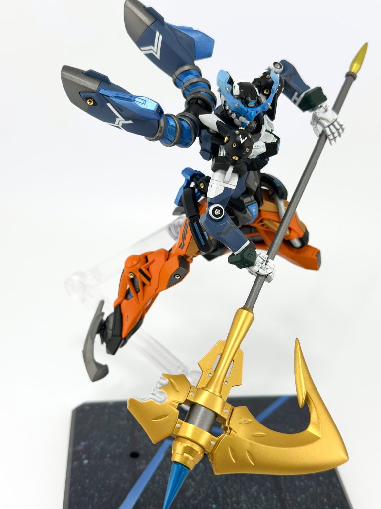 バルディッシュの先端はビルダーズパーツのMSスパイクを使用しています。