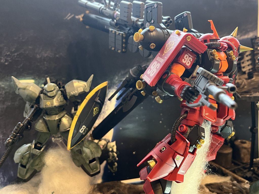 あーゲルググをサンダーボルト風に改造したい