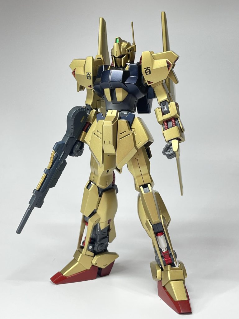 今回はスタイル改修メインで、追加モールドはしてません。アフターパーツは、手とバーニアのみ。