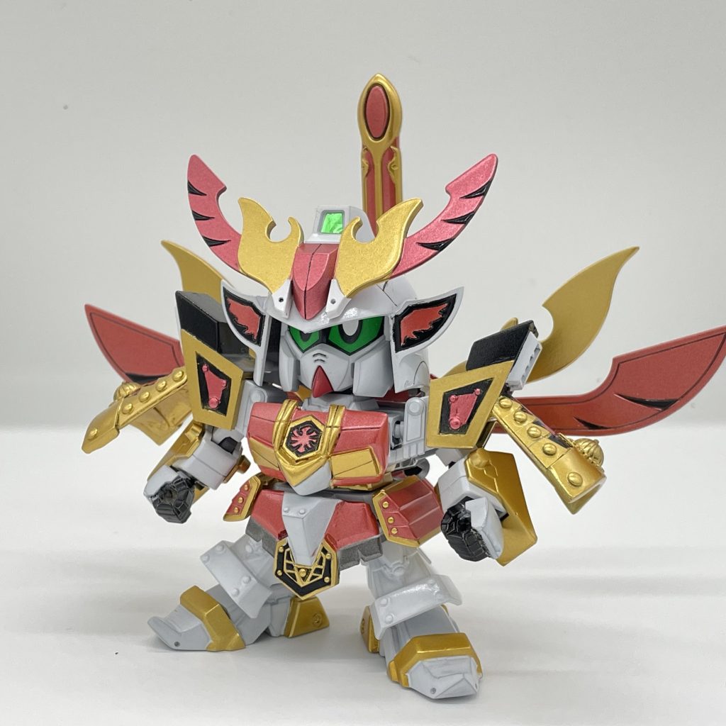 FRONT兜は取り付け以外そのまま使用。足もつま先と踵は元キットから移植しています。