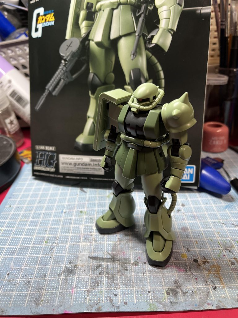 仮組。後ハメ加工とか思いつかんかった