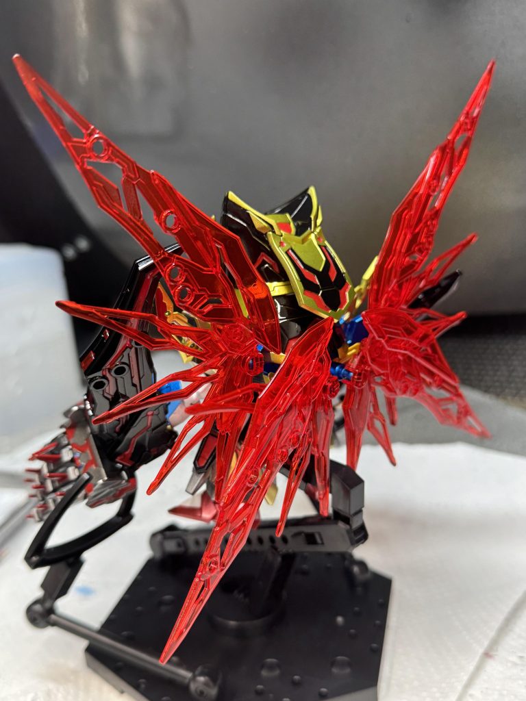 羽も2倍！ジョイントを使ってダブルでつけました！