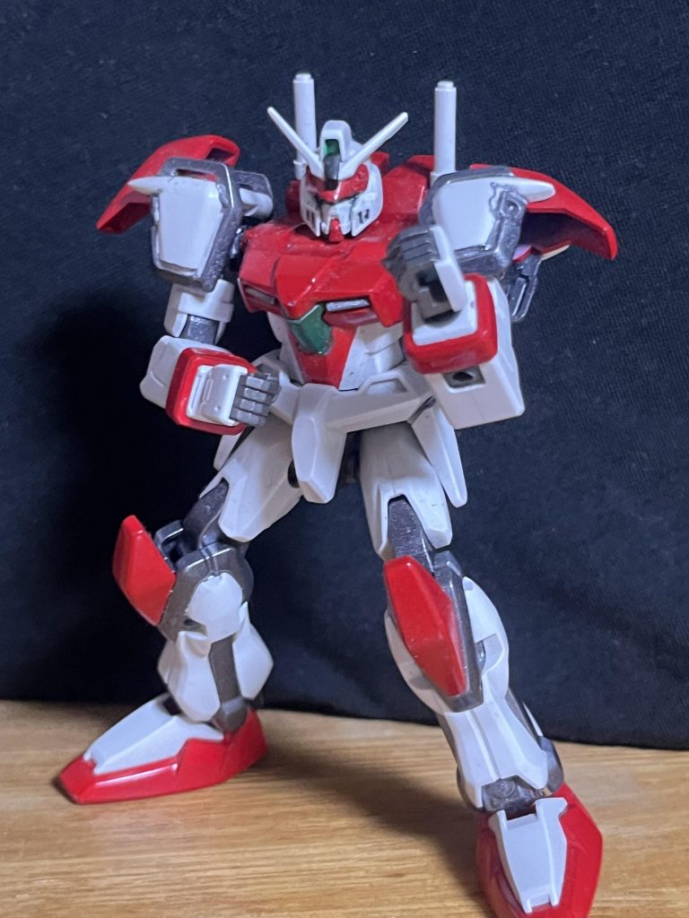 旧hgはポージングがムズイ💦ファイティングポーズすら腰が引けてる