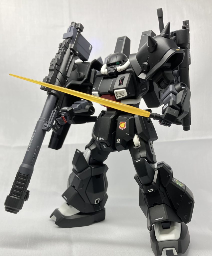 ビームサーベルブラックライトでモノアイを光らせています。以上、ご覧いただきありがとうございました🙇🏻