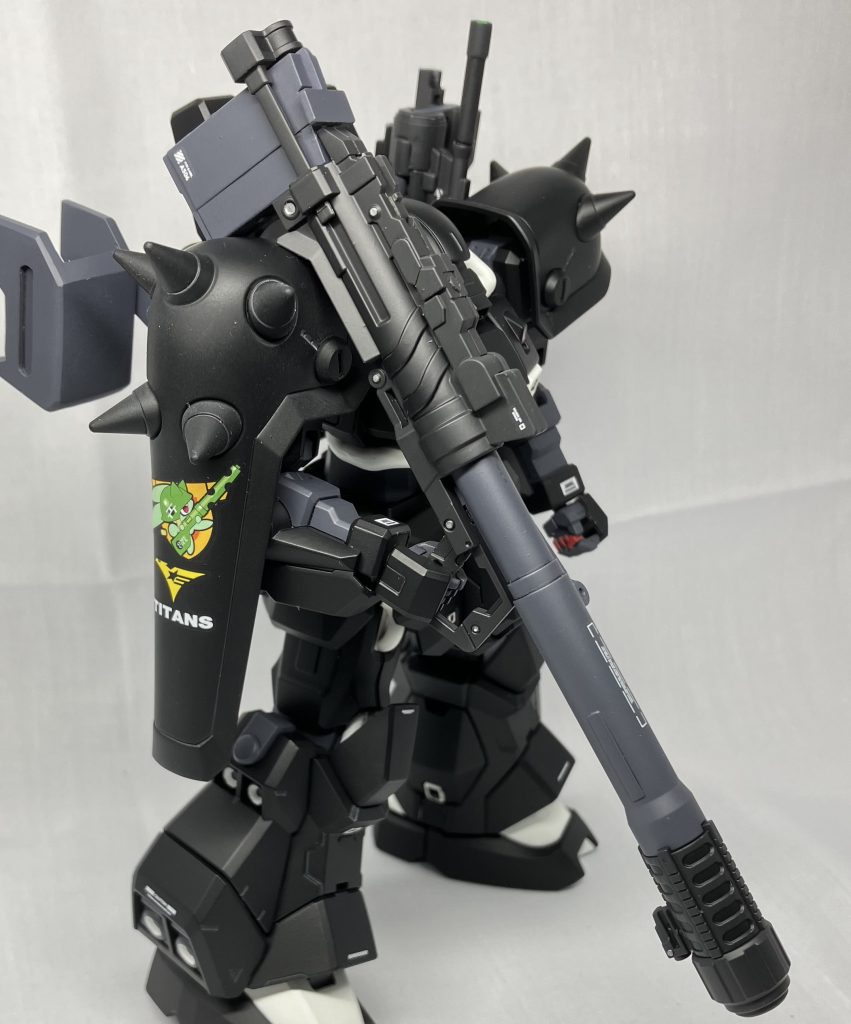 バズーカ全景四色で塗り分けしています。ネオジムでラックと接続出来ます！