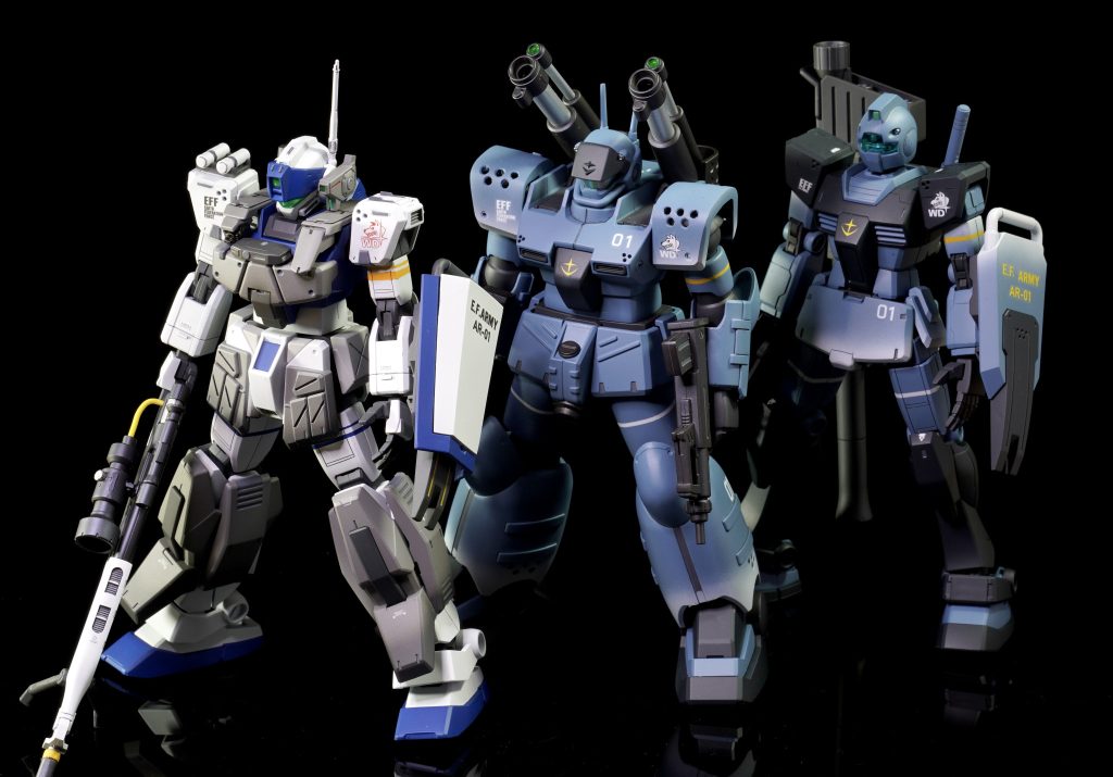 セミアーマージムスナイパーⅡが完成したので3機揃ってパシャリ（2025/2/3追加）