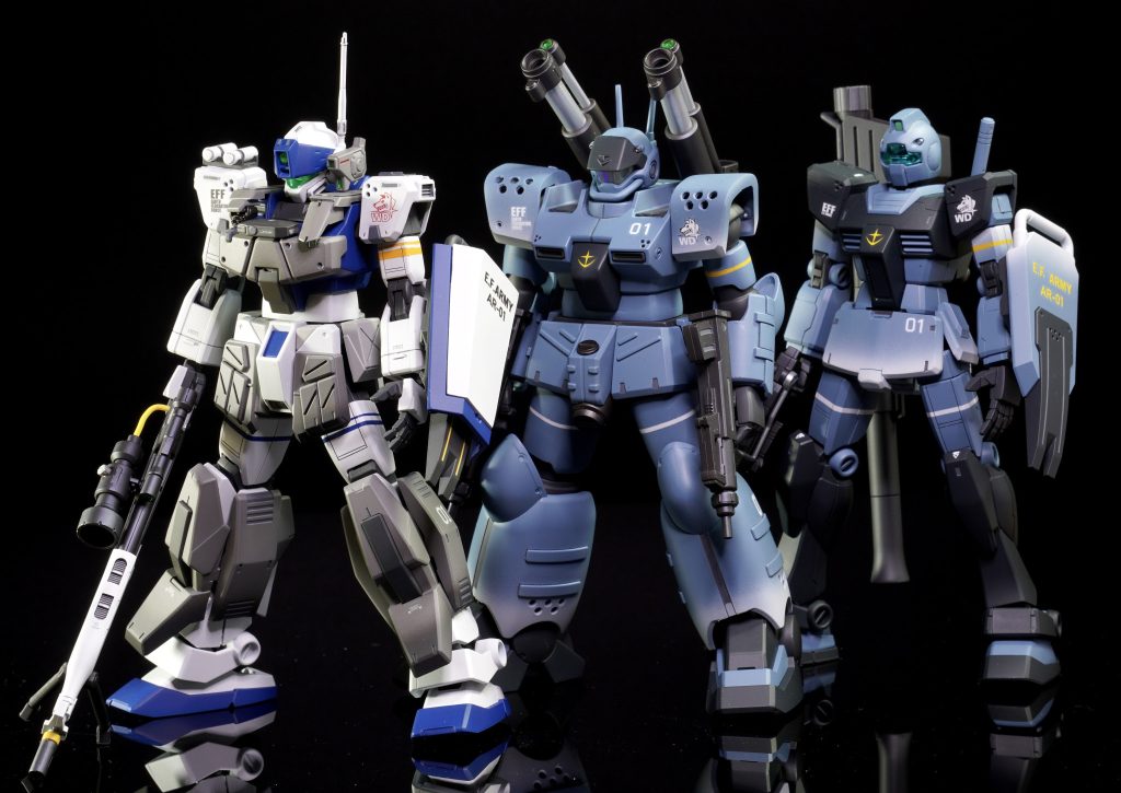 ●使用塗料本体（ブルー）：フタロシアニンブルー + キャラクターブルー +パープル（少量）本体（白）：ガイヤカラー　ニュートラルグレーⅠ装甲（ｸﾞﾚｰ）：ガイヤカラー　ニュートラルグレーⅢ+Ⅳ武装（黒1）：Mr.カラー　ブルーブラック武装（黒2）：Mr.カラー　メタリックブラック関節：メカサフ スーパーヘヴィトップコート：Mr.カラー　スーパースムースクリア（つや消し）