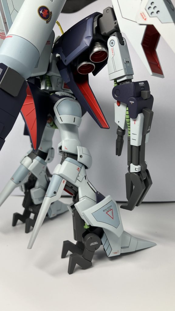 脚部アップスジボリと塗り分けの苦労が報われました😅