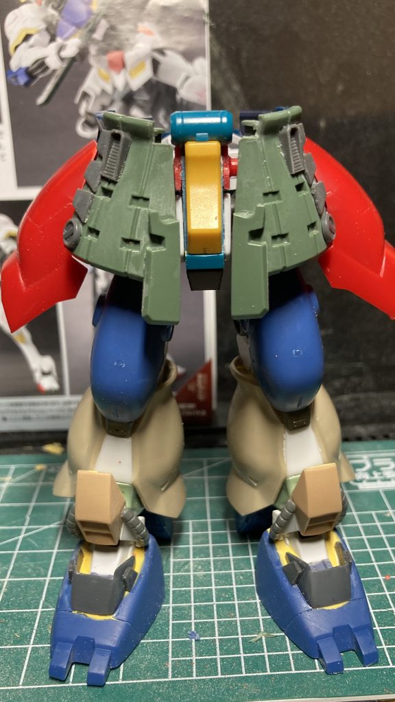 下半身の大部分はこんな感じ。