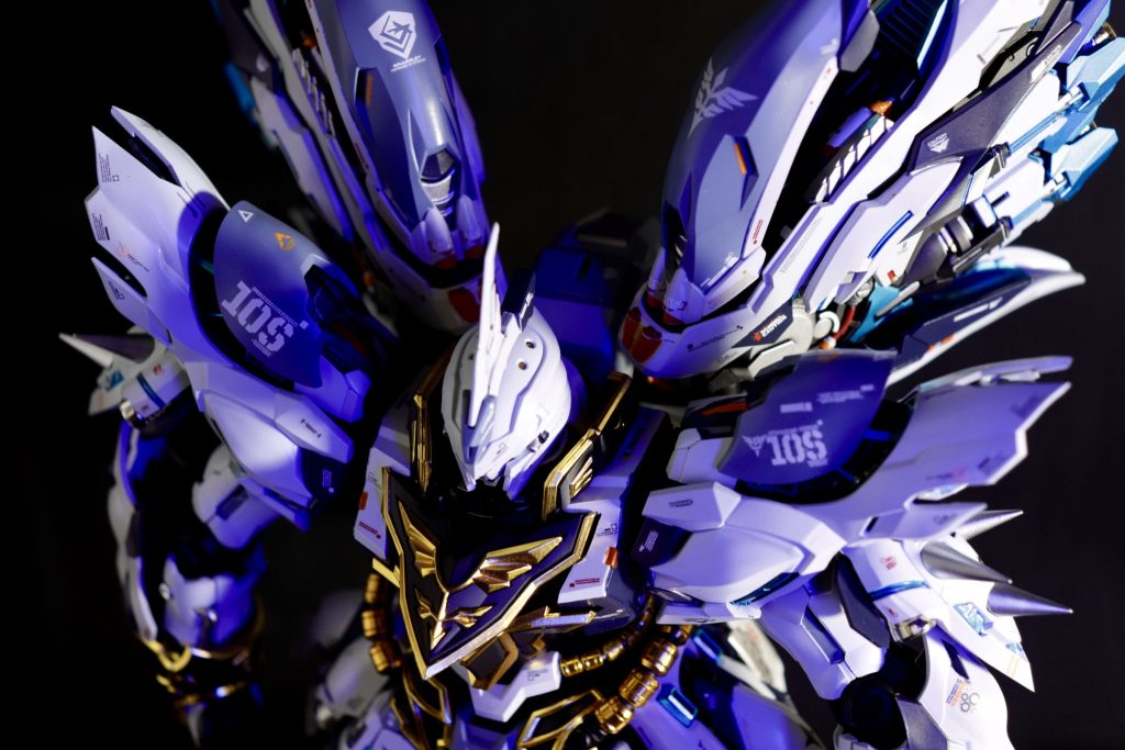 MG シナンジュ ver.ka 白 改造–5枚目/制作者：ルシプラ (撮影練習中)