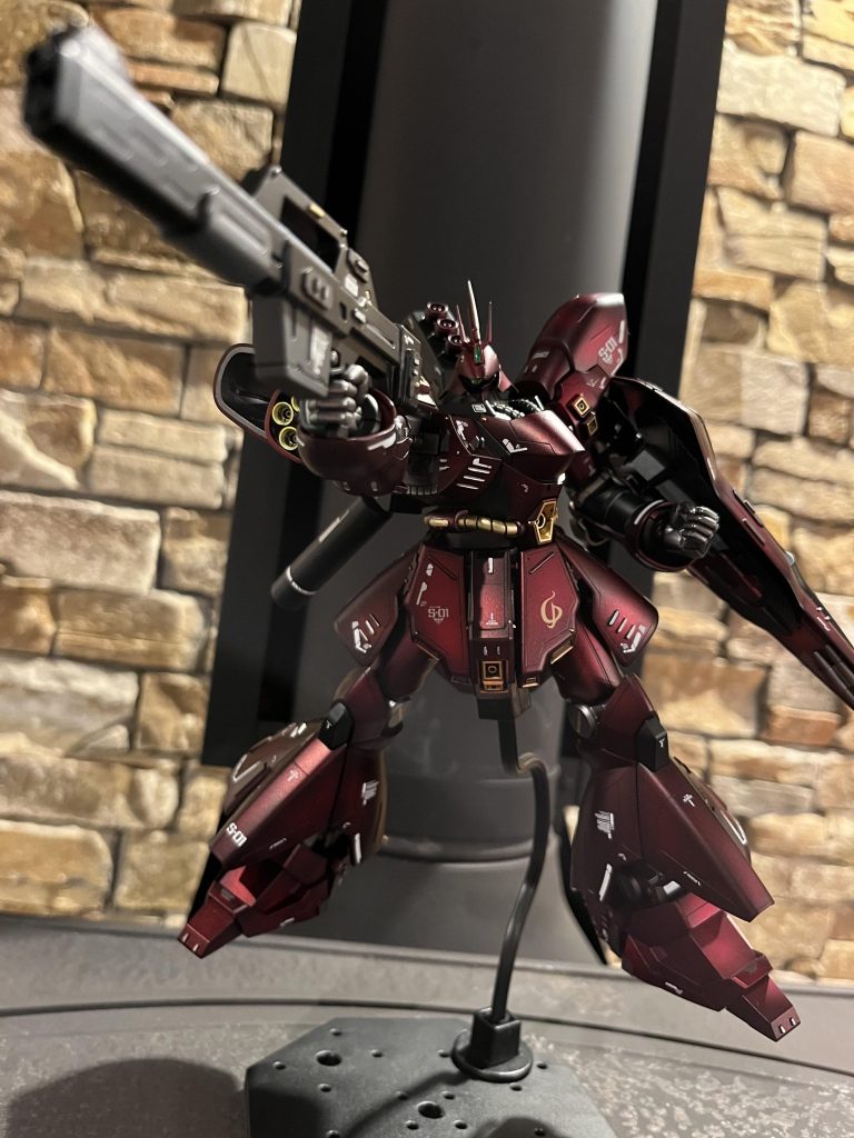 お次はビームショットライフルを構えてポージング!