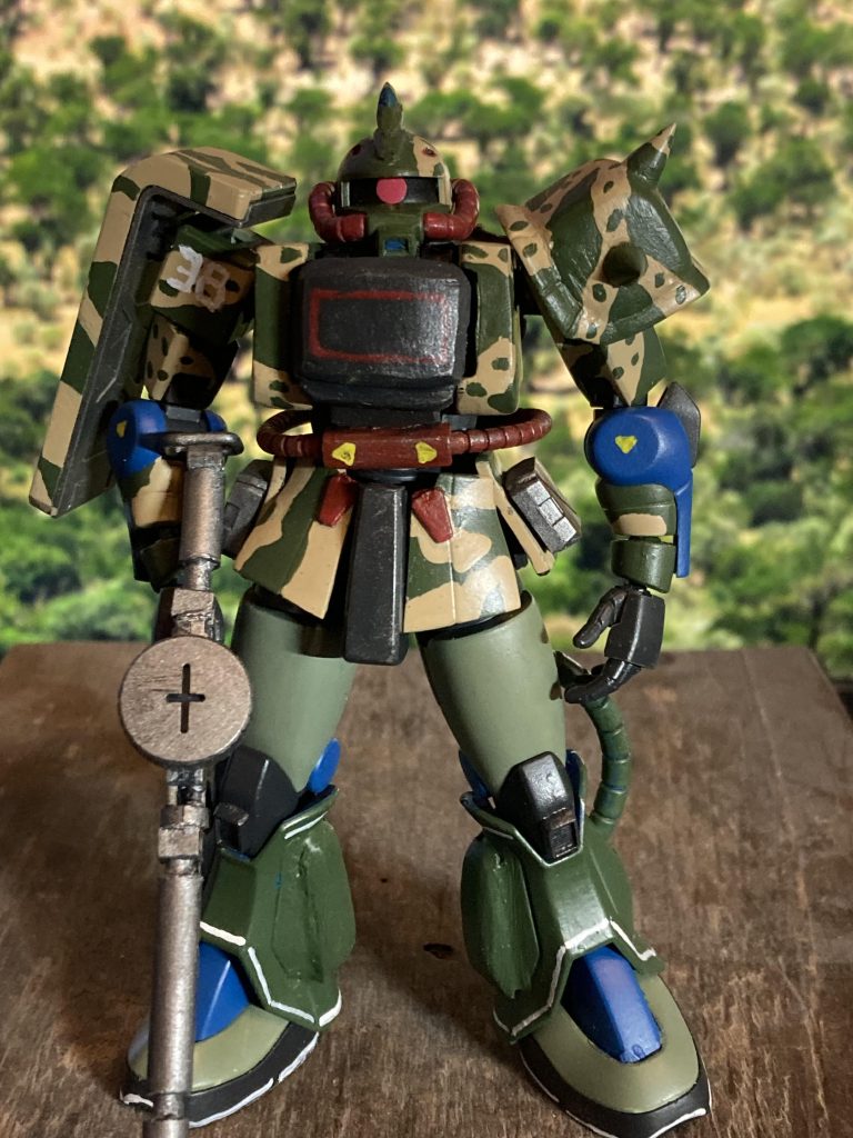 胸部装甲がデカすぎですね😢設定画を第一のモデルにしたのですが‥ここはMSDに倣った方が無難でしたね‥