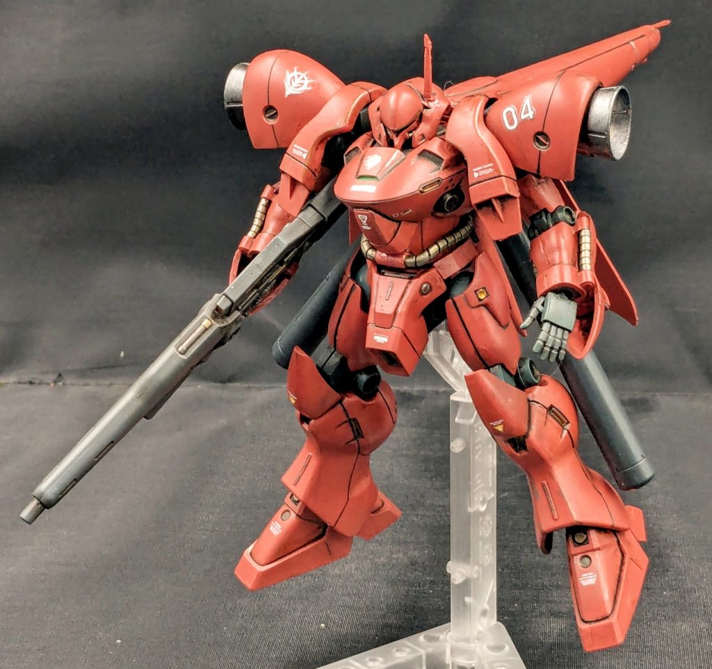 長いの装備させました(｀･ω･´)ゞ後はバーニアの修正ですね👍