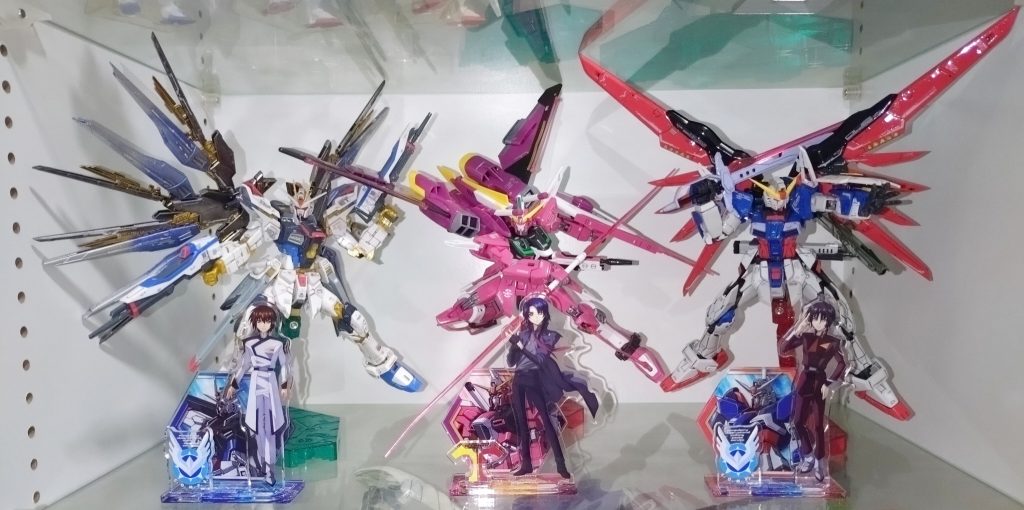 RGデスティニーRGストフリとのスリーショット