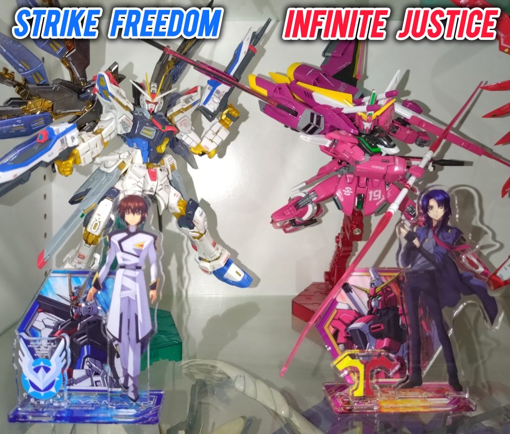 この三機を並べたいという理由だけでHGCEインジャスに手を出したんですよね💦