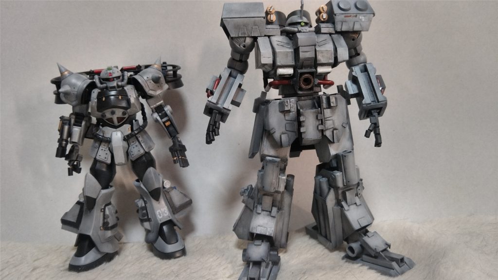 上半身に合わせてつくったらけっこうでかくなりました