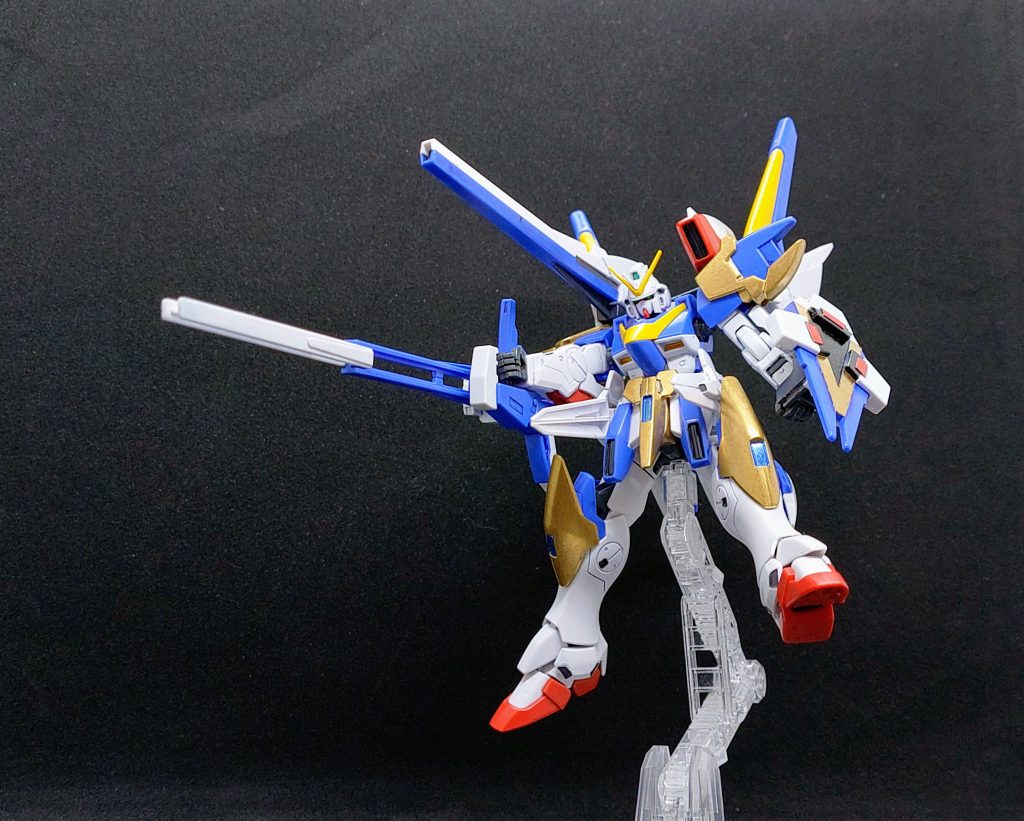 フルバースト風に構えて1枚