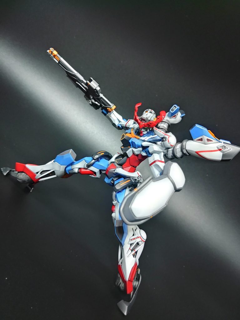 HG ジークアクス 全塗装 ~キラキラが世界を変えても老眼は悪化するVer.~–7枚目/制作者:おーしゃん