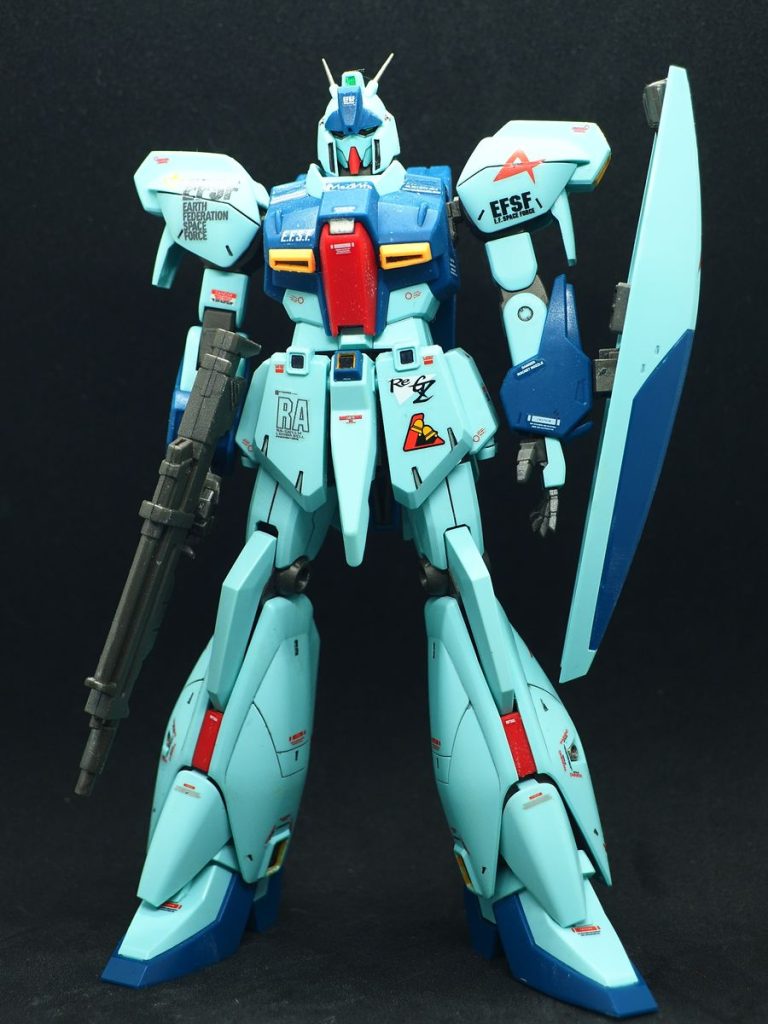 後はポージングですかね？(gundam-kao5)