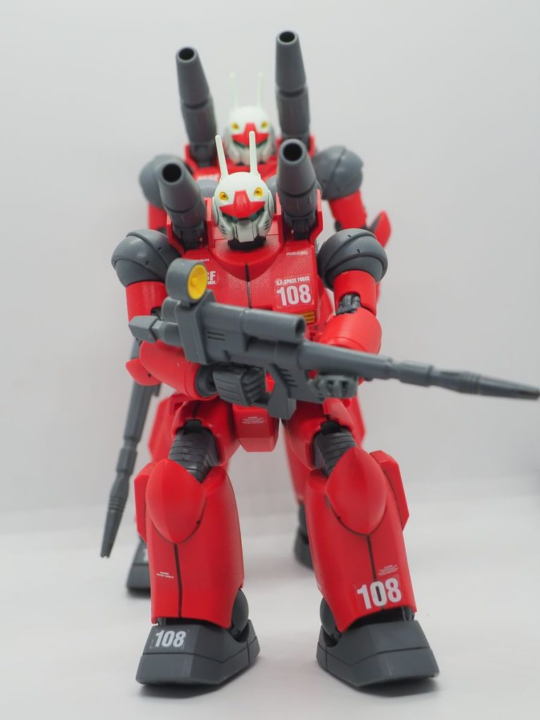 めぐりあい宇宙のワンシーンを再現(gundam-kao2)背景があれば良かったんですけどね(gundam-kao5)