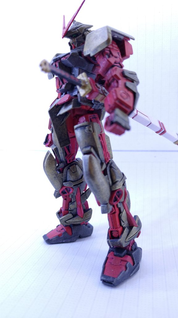 gundam astray red frame brass paint