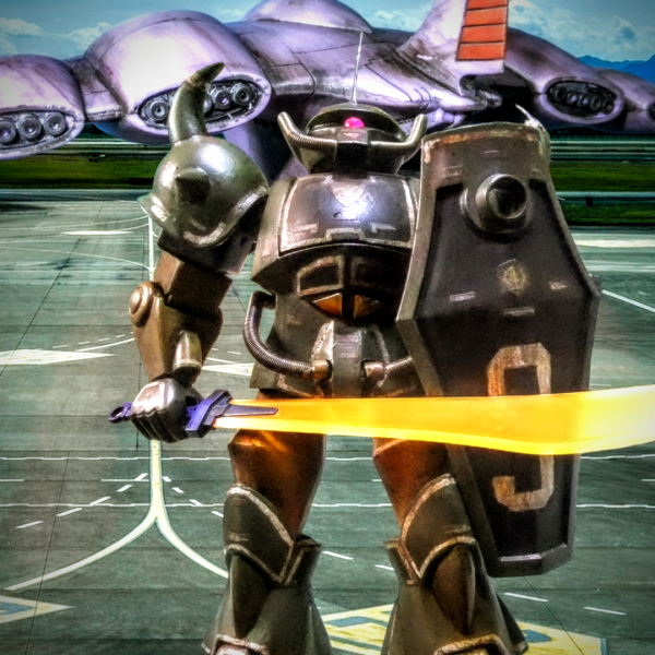 MG　グフとは違うのだよ　グフとは・・・　無印　1／100　旧キット　グフリニューアルです