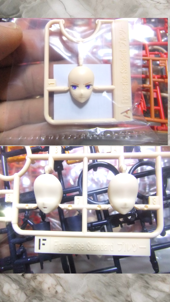 タンポ印刷Verx1　のっぺらぼう　水転写デカール再現用フェイスｘ２個人的には多少高くてなっても？　タンポ印刷Ver　ｘ３が良かったのですが😁