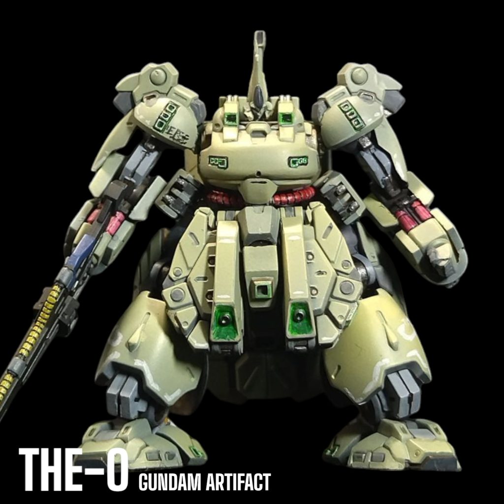 股関節を中途半端に差し込み、どっしりガニ股に。ジャンクパーツを足したりして、ボリュームアップ。