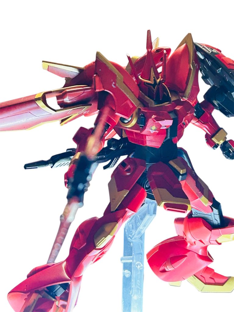 デザイン的にHGだと塗り分け地獄になる反面、マスキングするとディテールの細かさが嬉しい。