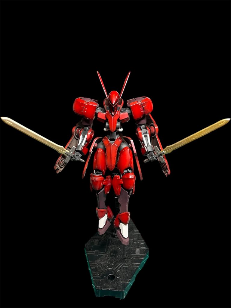 モンハン発売に間に合わせるため本体工作は手抜きました🍌外装の光沢を見せたかったので、いつもならメタリックを使用するフレームや他色の外装はソリッド+つや消しで仕上げました🚂