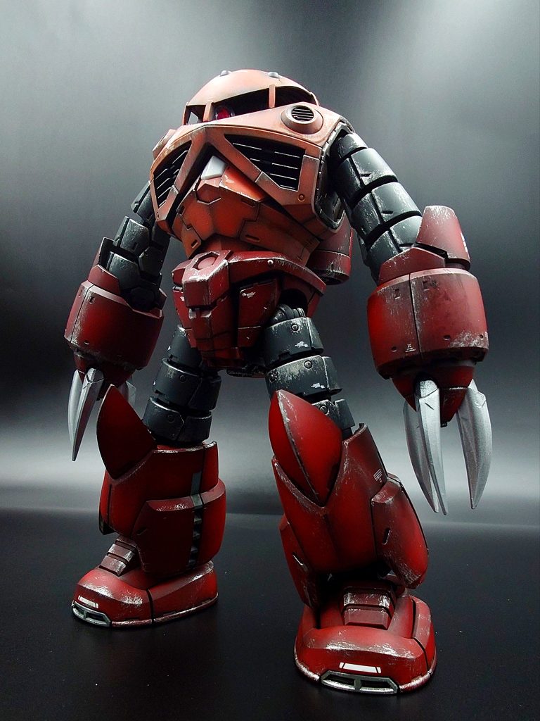 塗装が剥げた感じで塗りました