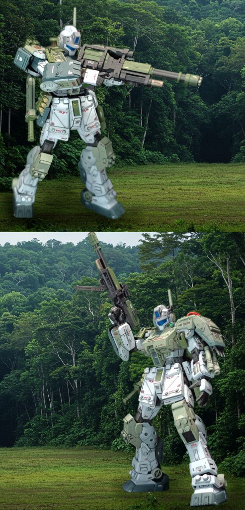 実弾至上主義な武装🤤🤤せっかくの予備弾薬を装着できるギミック…外れ易いので使いません😓