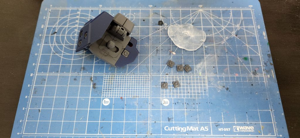 またパーツをなくしてしまい複製でなんとかしました。完成すると全く見えないけども。自己満足です。 ご覧いただきありがとございました！