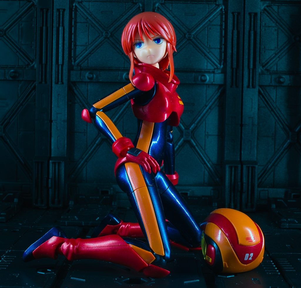 オレンジのラインにはパール入れてますボディのメインはいつもの色赤はメタリックカラーのガリアンカラーのメタリック パンツァーレッドです。ちなみにこの赤、ラッカーなのにエナメルで溶けます