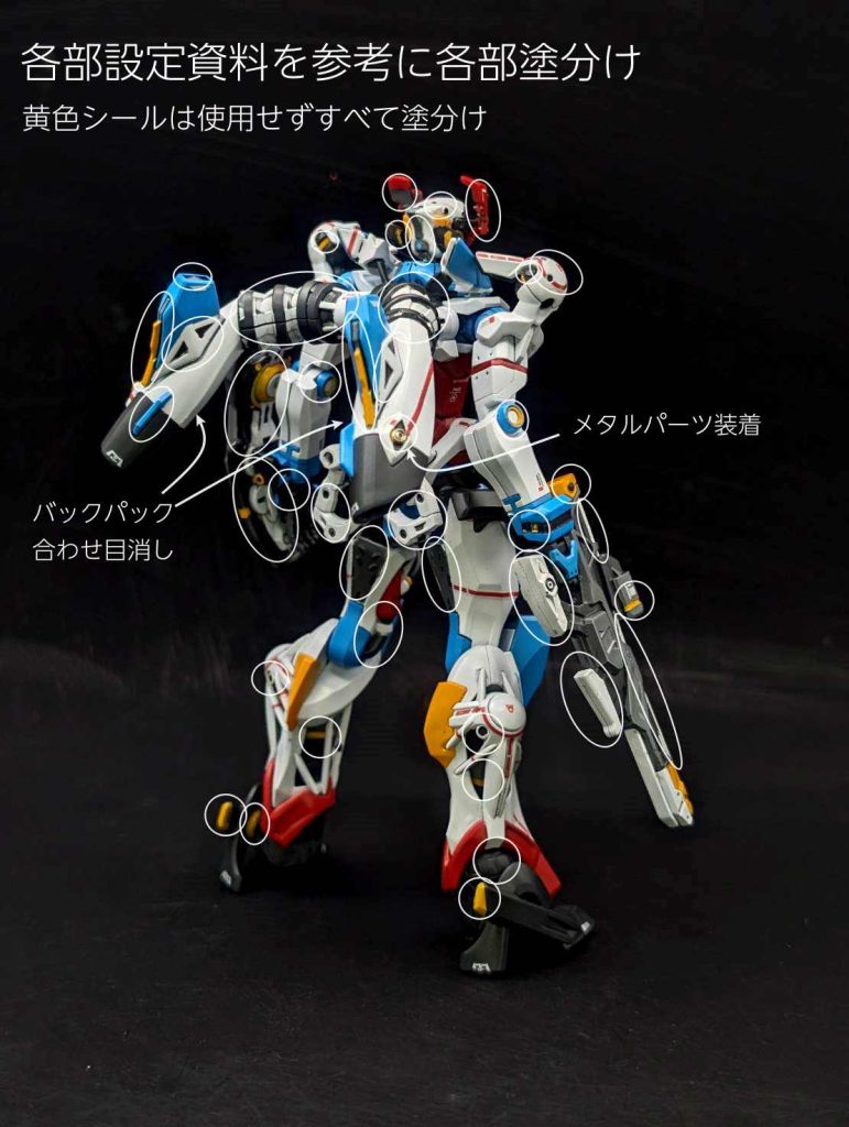 g-MSΩ GQuuuuuuX （ジークアクス）②　全塗装–4枚目/制作者：しうまい