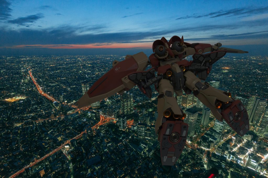 劇中、印象的だったシーン。頑張った前後スカート裏、ノズル回り、全く見えませんね。「製作中」に無加工他、色々載せてます。