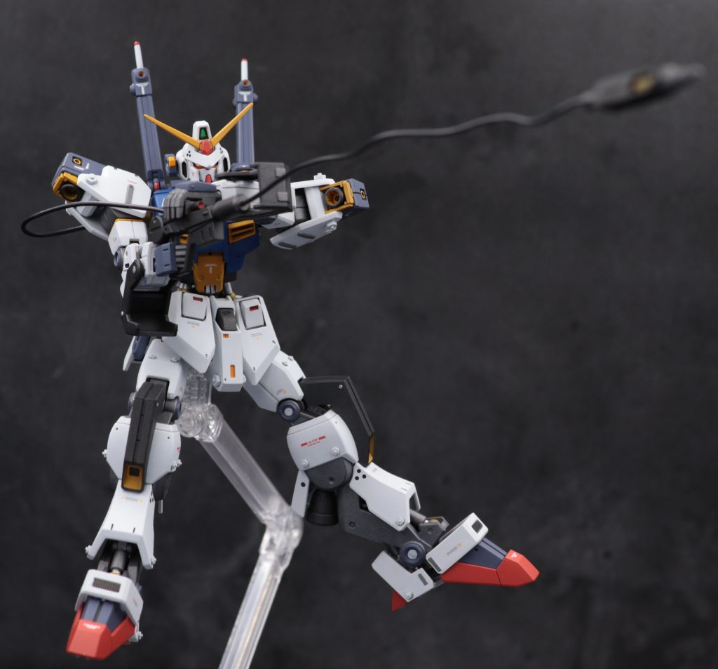 ドリルガン。基本的に武器類は合わせ目を消しています。