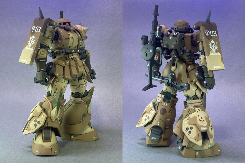 つや消しクリアーにフラットベース投入して、つや消しマシマシで塗装し、完成👍