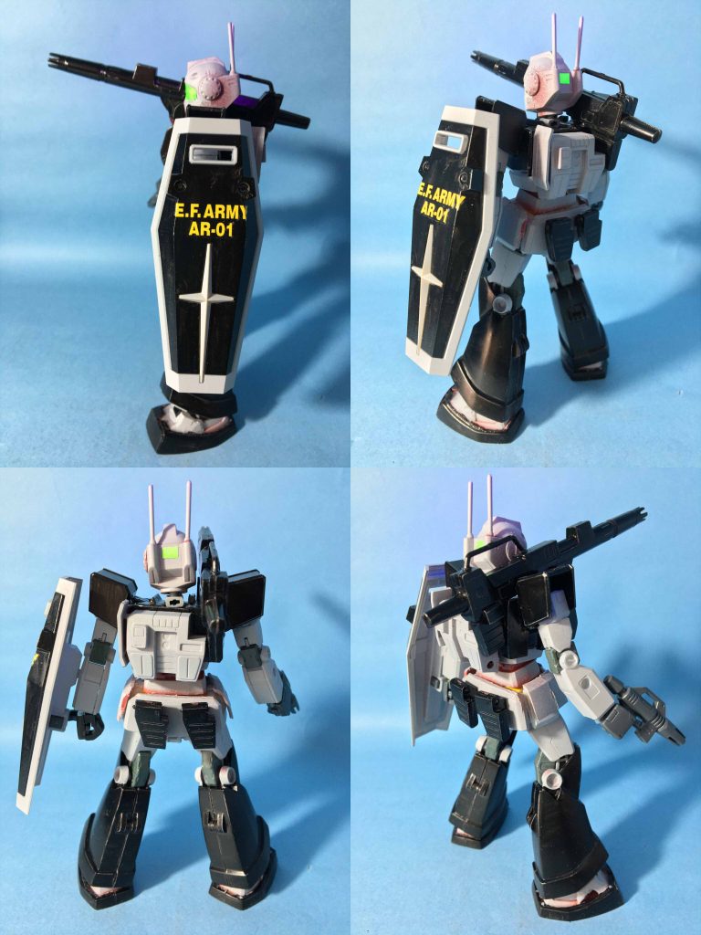 旧キット1/144×EG×HGUC RGC-80 ジム・キャノン(ホワイト・ディンゴ隊仕様)(EG RGC-80 GM Cannon)–2枚目/制作者:enarin
