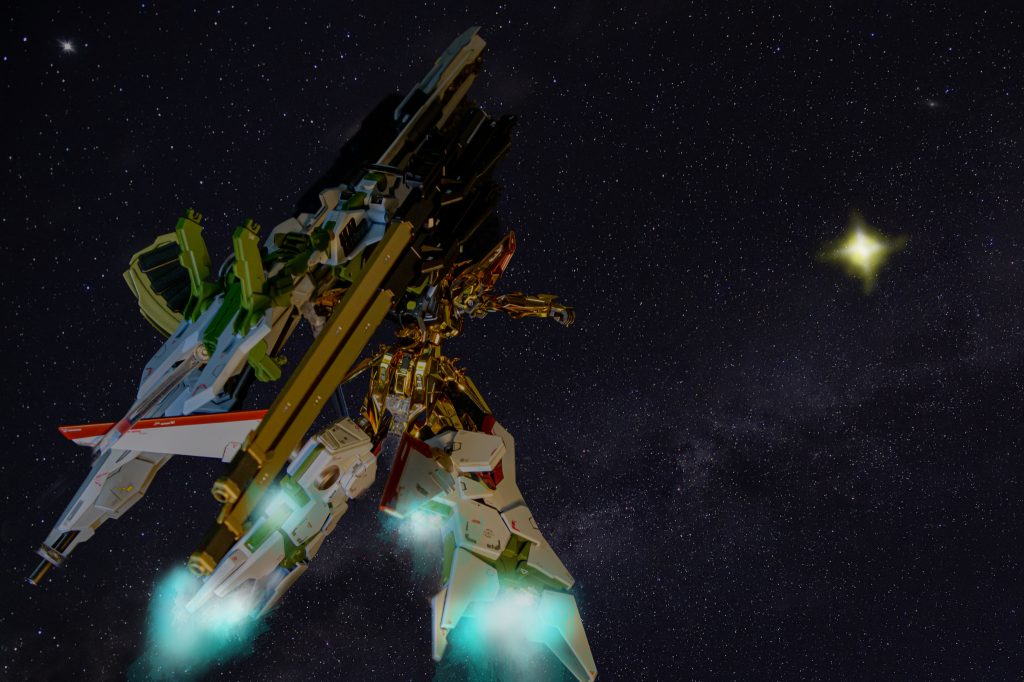 着弾前にゼウスパーツをパージ