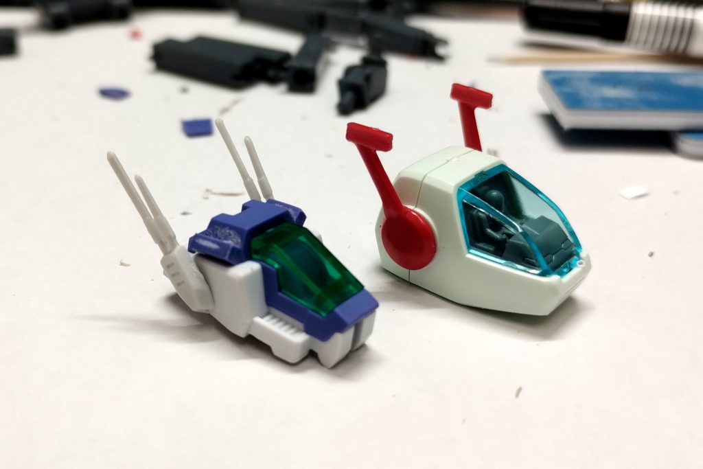 どことなくガンタンクとフォリスティエリの頭部の形状が似ていると思いました。