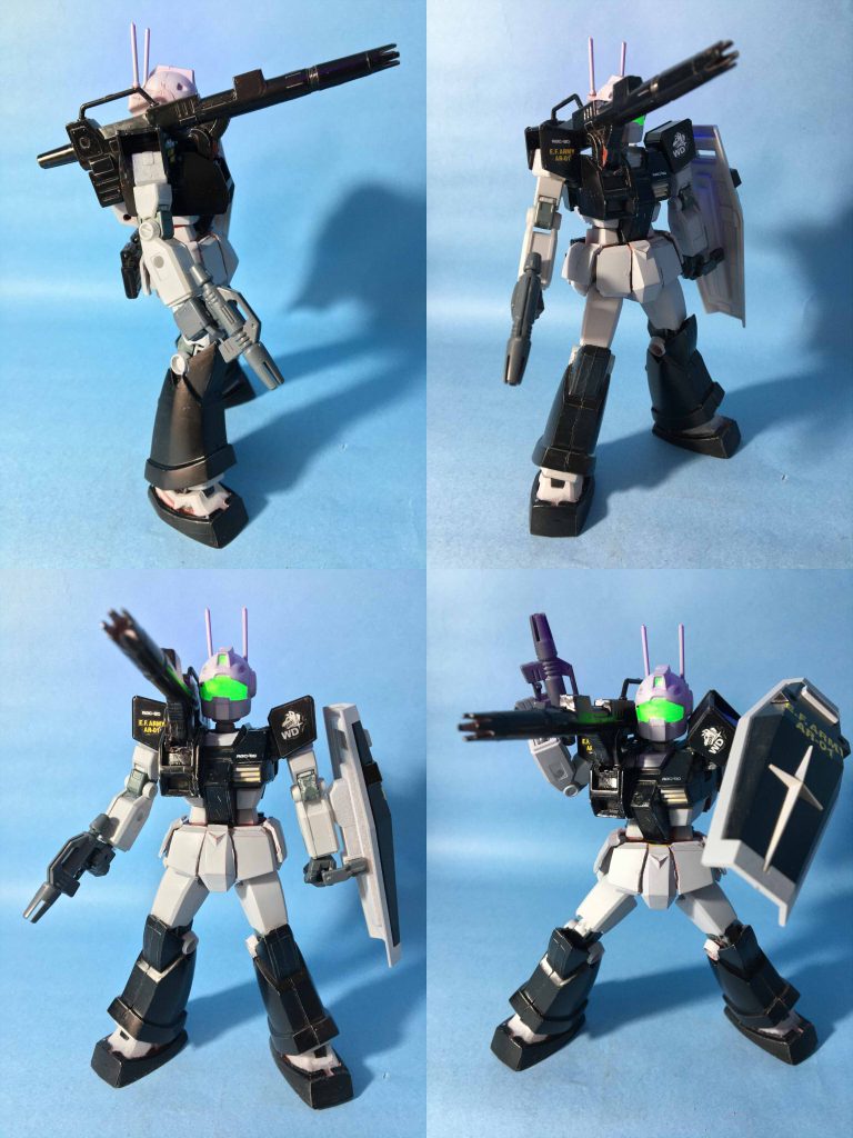旧キット1/144×EG×HGUC RGC-80 ジム・キャノン(ホワイト・ディンゴ隊仕様)(EG RGC-80 GM Cannon)–3枚目/制作者:enarin