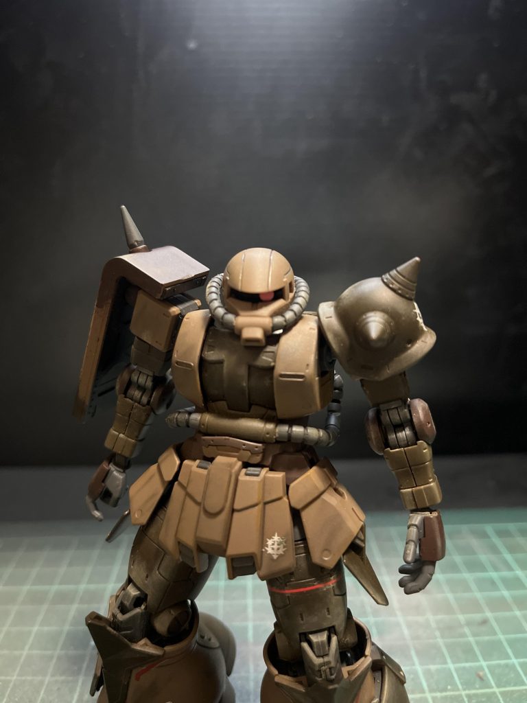 アップで！ザクは本当に魅力的ですね