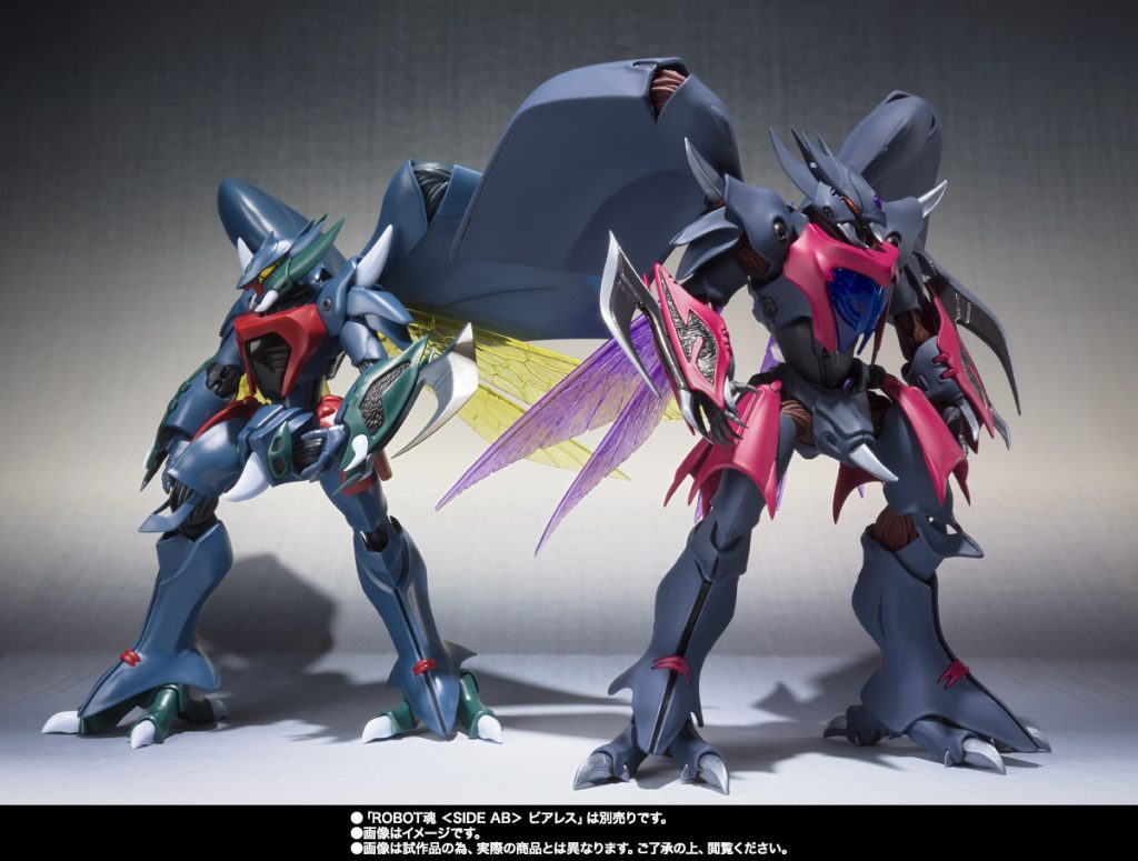 はい!元ネタ本当の異世界?に登場のオーラ力で動く翅の生えた昆虫だか怪獣ッポイものにウチの子が見えたら大成功です( ̄ヘ ̄メ) チョッとうんちく ( ̄▽ ̄)ゞ『オーラバトラー ビアレス』は、日本のテレビアニメ『聖戦士 ダンバイン』に登場する量産型の『オーラバトラー』です。【主な操縦者】トッド(24話~27話、29話~39話)ガラミティ隊(34話、36話)ゼット(38話、42話)【特徴】『クの国』と『アの国』に所属している『ビランビー』の改良型メインウェポンは『オーラ・バルカン』と『2本の鎌状ブレード』全高は9.1メートル、乾重量は9.5ルフトンオーラ係数は1.2、必要オーラ力は8、限界オーラ力は16巡航速度は240リル、最高速度は360リル ハレレレ❗😳 「「「全然 似てイナイっ❗❗」」」 (/。\) ザンネン💦