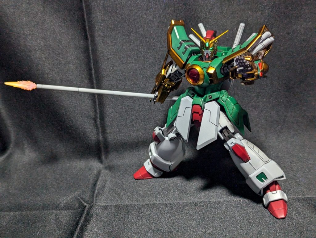 つま先延長したおかげで股割ったポーズが決まっている気がします。