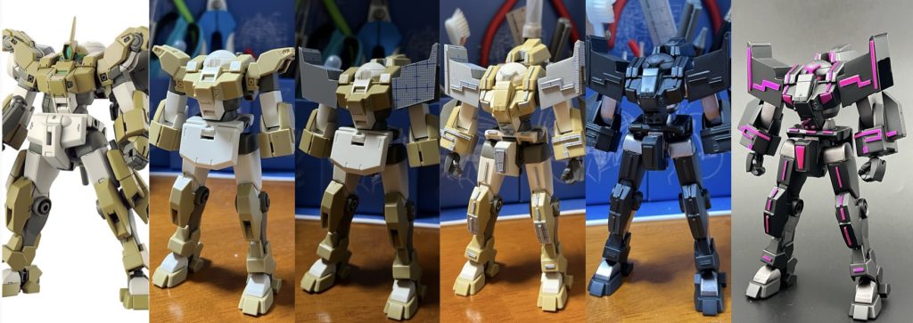 デミバーディング)からの変遷こうやって見るとデミバーディングから変わっていくのがよく分かる